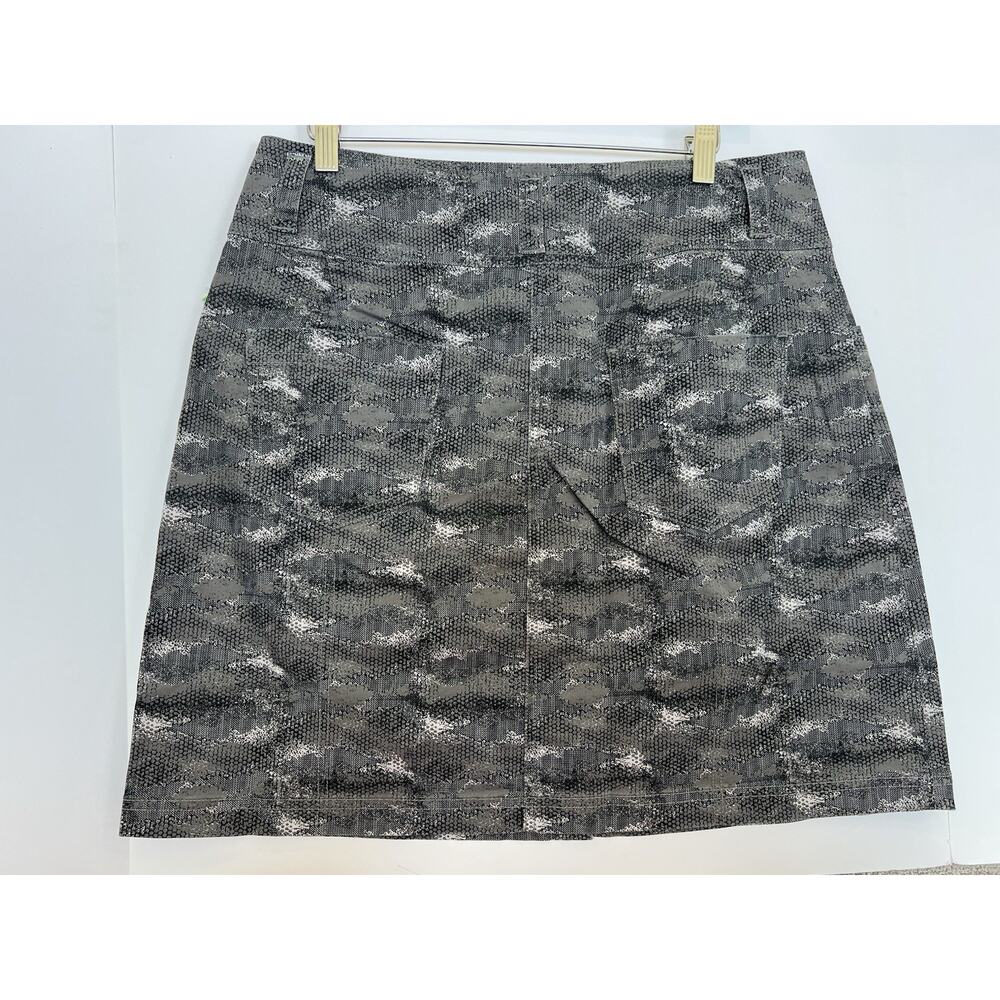 Aventura Melia Women's Skirt Size 6 Brushed Nickel Button Front Organic Cotton - Picture 3 of 9